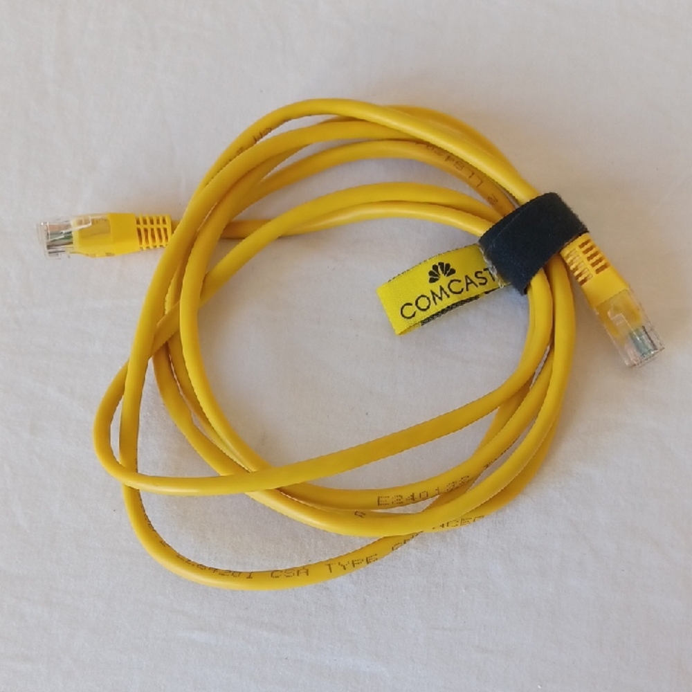 Comcast Xfinity Ethernet Cable New in Original Packaging Yellow 6 Feet